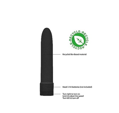 5,5" Vibrator - Biodegradable - Black